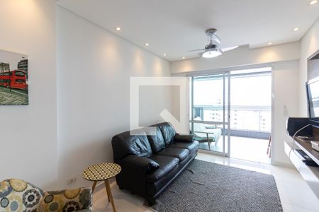 Sala de apartamento para alugar com 3 quartos, 116m² em Vila Tupi, Praia Grande