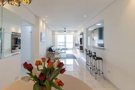 Sala de apartamento para alugar com 3 quartos, 116m² em Vila Tupi, Praia Grande