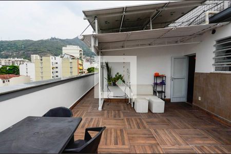 Varanda Sala de apartamento à venda com 3 quartos, 122m² em Tijuca, Rio de Janeiro
