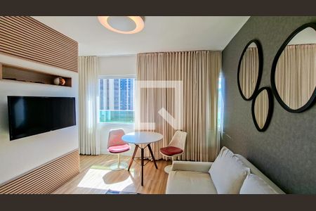 Sala/Cozinha de apartamento para alugar com 1 quarto, 65m² em Funcionários, Belo Horizonte