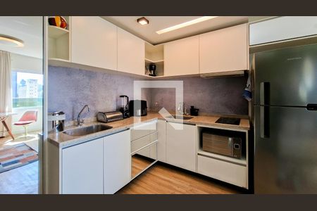 Sala/Cozinha de apartamento para alugar com 1 quarto, 65m² em Funcionários, Belo Horizonte