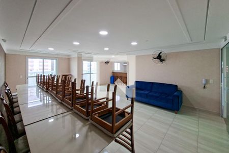 Área comum - Salão de festas de apartamento para alugar com 2 quartos, 72m² em Vila Assuncao, Praia Grande