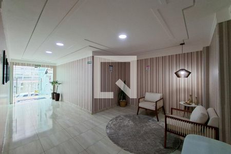 Hall de entrada de apartamento para alugar com 2 quartos, 72m² em Vila Assuncao, Praia Grande