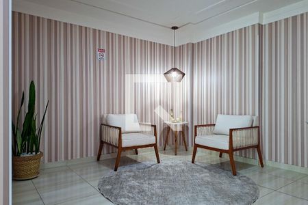 Hall de entrada de apartamento para alugar com 2 quartos, 72m² em Vila Assuncao, Praia Grande
