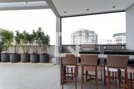 Área comum de apartamento à venda com 1 quarto, 28m² em Indianópolis, São Paulo