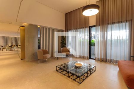 Hall de Entrada de apartamento à venda com 1 quarto, 28m² em Indianópolis, São Paulo