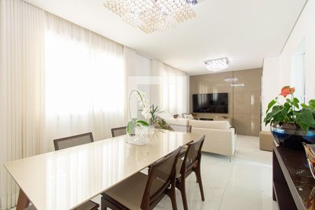 Sala de Jantar de apartamento à venda com 3 quartos, 88m² em Sion, Belo Horizonte