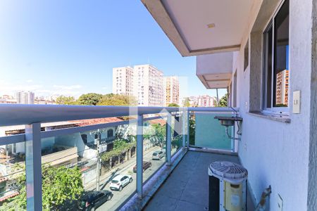 Varanda da Sala de apartamento à venda com 1 quarto, 42m² em Méier, Rio de Janeiro