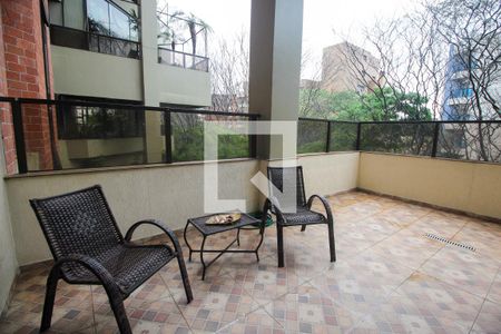 Varanda da Sala de apartamento à venda com 3 quartos, 198m² em Paraíso do Morumbi, São Paulo