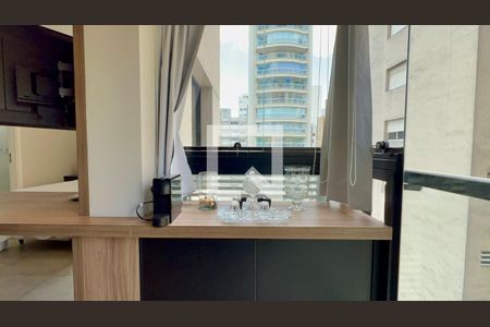 Cozinha de kitnet/studio para alugar com 1 quarto, 40m² em Jardim Paulista, São Paulo