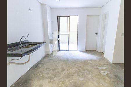 Sala/Cozinha de apartamento à venda com 1 quarto, 30m² em Parque da Mooca, São Paulo