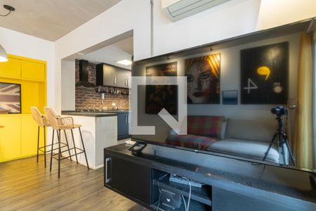 Sala de apartamento à venda com 1 quarto, 44m² em Itaim Bibi, São Paulo