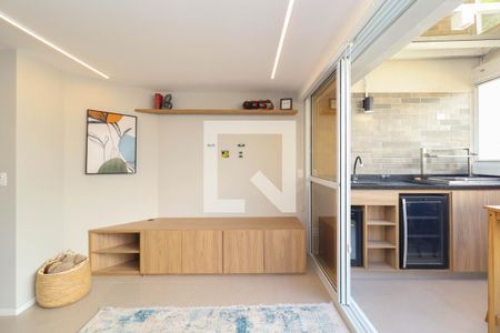 Sala/Cozinha de apartamento à venda com 1 quarto, 90m² em Jardim Paulista, São Paulo