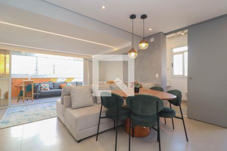 Sala/Cozinha de apartamento à venda com 1 quarto, 90m² em Jardim Paulista, São Paulo