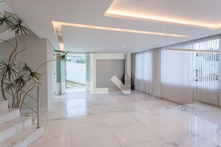 sala  de casa de condomínio para alugar com 4 quartos, 470m² em Alphaville Nova Lima, Nova Lima