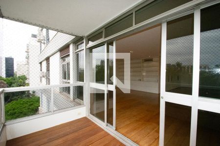 varanda sala de apartamento para alugar com 2 quartos, 400m² em Jardim Europa, São Paulo