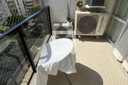 Varanda da Sala de apartamento para alugar com 4 quartos, 120m² em Boqueirão, Santos