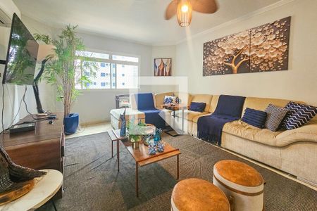 Sala de apartamento para alugar com 3 quartos, 136m² em Pitangueiras, Guarujá
