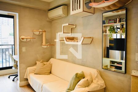 Sala de apartamento à venda com 1 quarto, 35m² em Mirandópolis, São Paulo