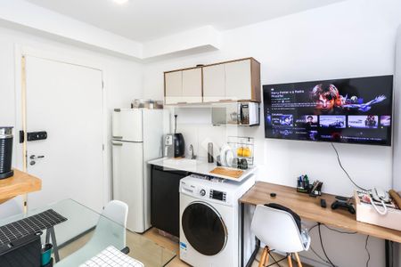 Quarto e Cozinha de kitnet/studio para alugar com 1 quarto, 20m² em Vila Santo Estefano, São Paulo