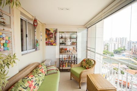 VARANDA DA SALA de apartamento à venda com 3 quartos, 144m² em Lauzane Paulista, São Paulo