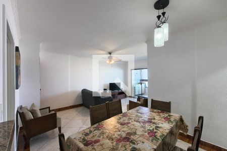 Sala de apartamento para alugar com 3 quartos, 120m² em Vila Caiçara, Praia Grande
