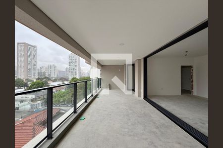 Sacada de apartamento à venda com 4 quartos, 193m² em Brooklin, São Paulo