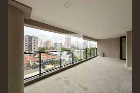 Sacada de apartamento à venda com 4 quartos, 193m² em Brooklin, São Paulo