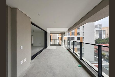 Sacada de apartamento à venda com 4 quartos, 193m² em Brooklin, São Paulo