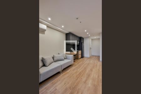 Sala/Cozinha de apartamento para alugar com 1 quarto, 44m² em Indianópolis, São Paulo