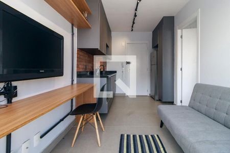 Sala de apartamento para alugar com 1 quarto, 27m² em Campo Belo, São Paulo