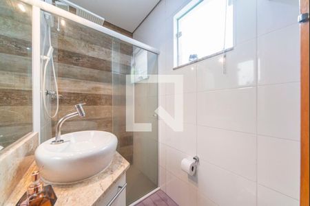 Banheiro  de apartamento à venda com 2 quartos, 90m² em Vila Linda, Santo André