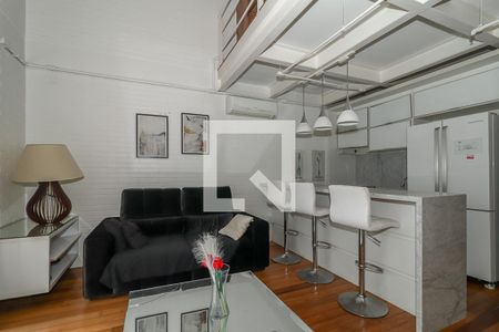 Sala de apartamento para alugar com 1 quarto, 104m² em Moinhos de Vento, Porto Alegre