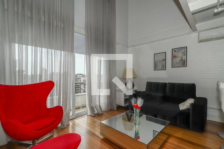 Sala de apartamento para alugar com 1 quarto, 104m² em Moinhos de Vento, Porto Alegre