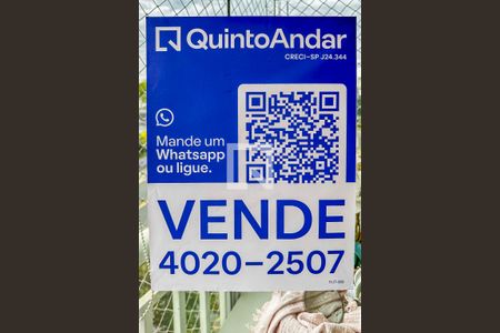 Placa Instalada no imóvel de apartamento à venda com 3 quartos, 90m² em Vila Apiai, Santo André