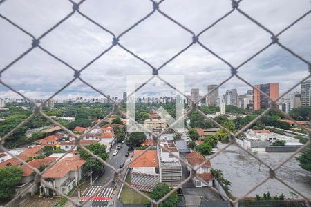 Vista da Varanda da Sala/Cozinha de apartamento para alugar com 2 quartos, 55m² em Jardim Paulistano, São Paulo