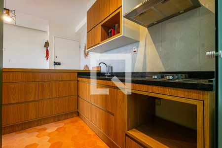 Sala/Cozinha de apartamento para alugar com 2 quartos, 55m² em Jardim Paulistano, São Paulo