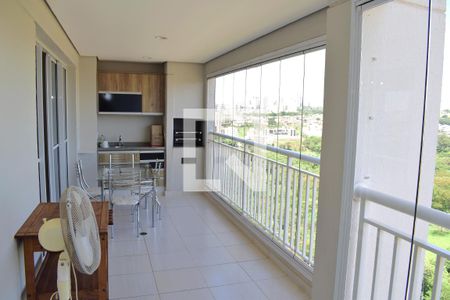 Varanda gourmet de apartamento para alugar com 4 quartos, 128m² em Vila do Golfe, Ribeirão Preto