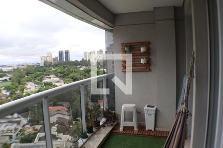 Varanda da Sala de apartamento à venda com 2 quartos, 70m² em Melville Empresarial Ii, Barueri