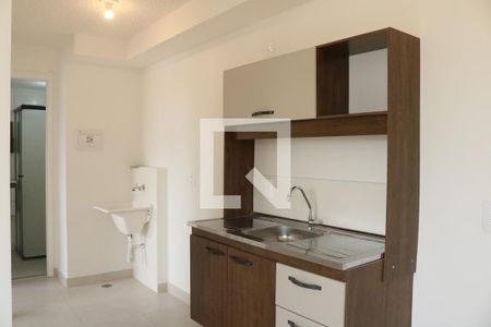 Sala/Cozinha de apartamento para alugar com 2 quartos, 36m² em Várzea da Barra Funda, São Paulo