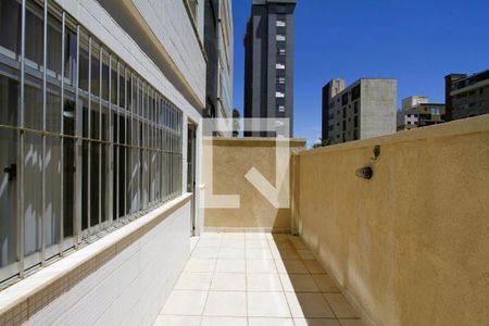 Varanda da Sala de apartamento para alugar com 3 quartos, 114m² em Cruzeiro, Belo Horizonte