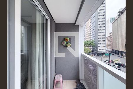 Sacada de kitnet/studio para alugar com 1 quarto, 29m² em Consolação, São Paulo