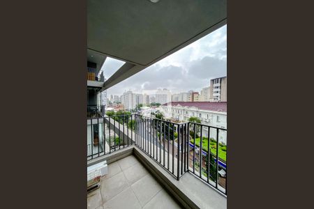 Varanda da Sala de kitnet/studio à venda com 1 quarto, 35m² em Vila Mariana, São Paulo