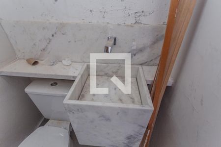 Pia do Lavabo na Sala de apartamento à venda com 1 quarto, 55m² em Carmo, Belo Horizonte