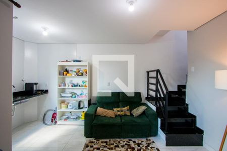 Sala/Cozinha de apartamento à venda com 2 quartos, 90m² em Vila Vilma, Santo André