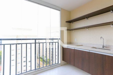 Varanda Gourmet de apartamento à venda com 3 quartos, 72m² em Vila Polopoli, São Paulo
