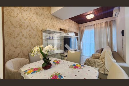 Sala de apartamento para alugar com 1 quarto, 85m² em Gonzaga, Santos