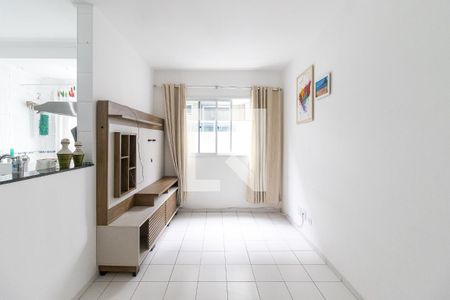 Sala de apartamento para alugar com 2 quartos, 80m² em Canto do Forte, Praia Grande