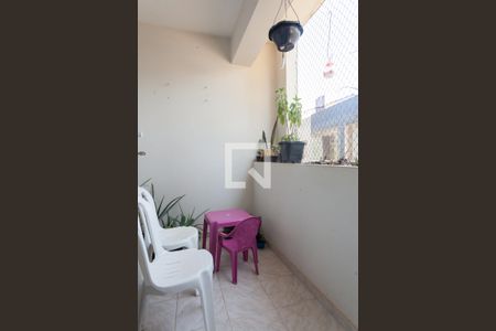 Varanda da Sala de apartamento à venda com 4 quartos, 137m² em Buritis, Belo Horizonte