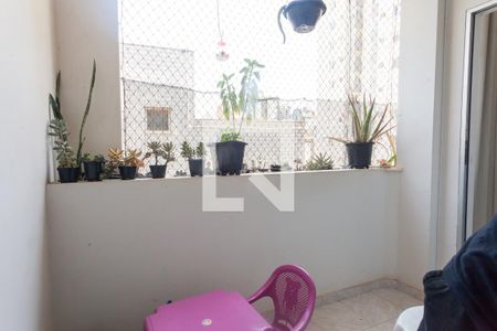 Varanda da Sala de apartamento à venda com 4 quartos, 137m² em Buritis, Belo Horizonte
